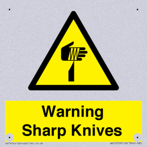 Warning Sharp Knives